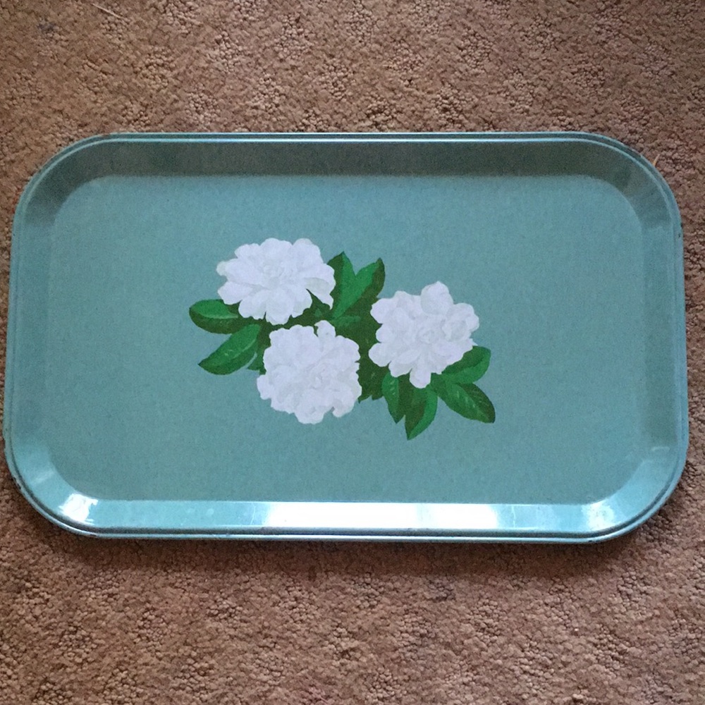 ‘50’s / ‘60’s Mid Century Rose Tray